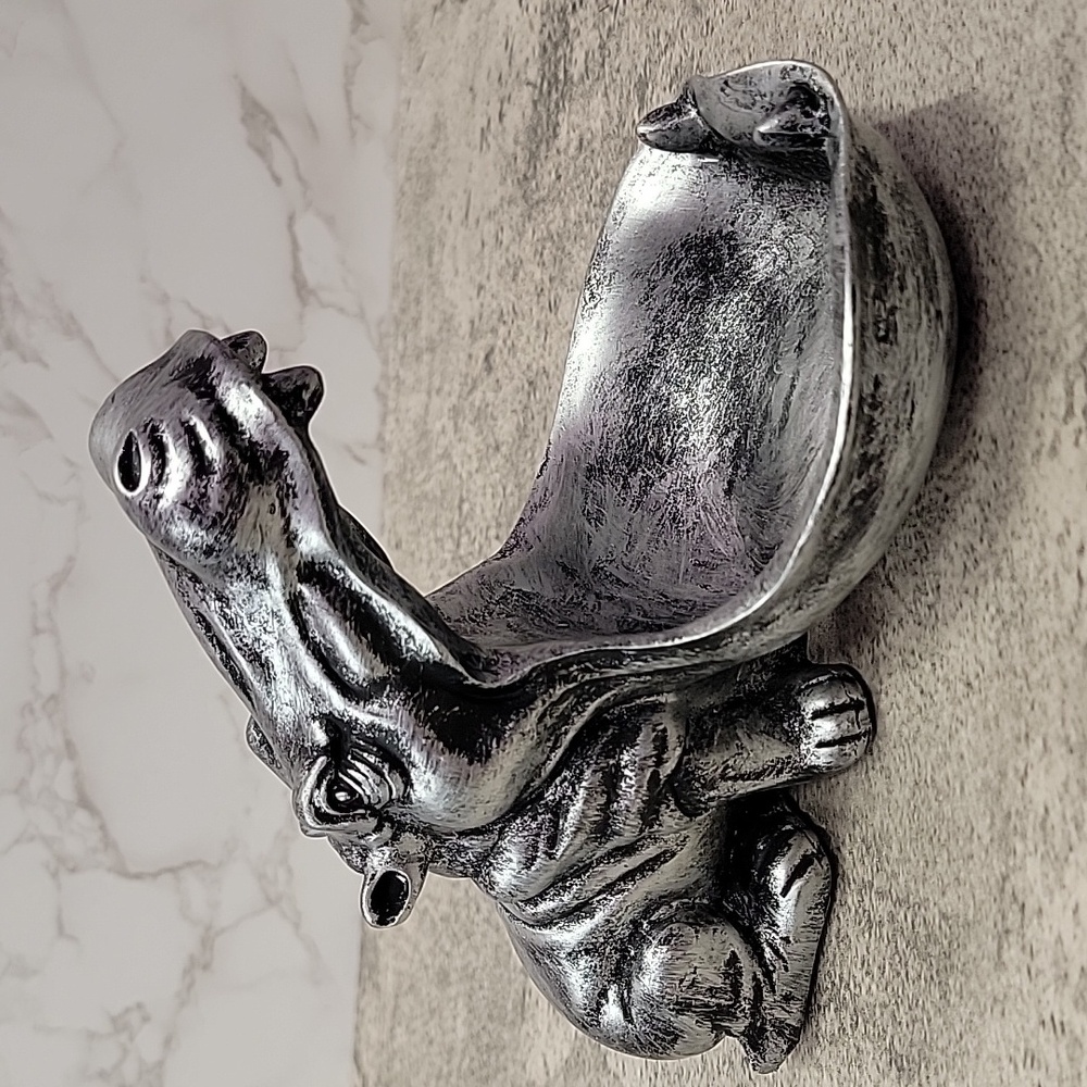 Whimsical Hippo (Hippopotamus) Candy Dish – Fun & Functional Catchall - Picture 6 of 9